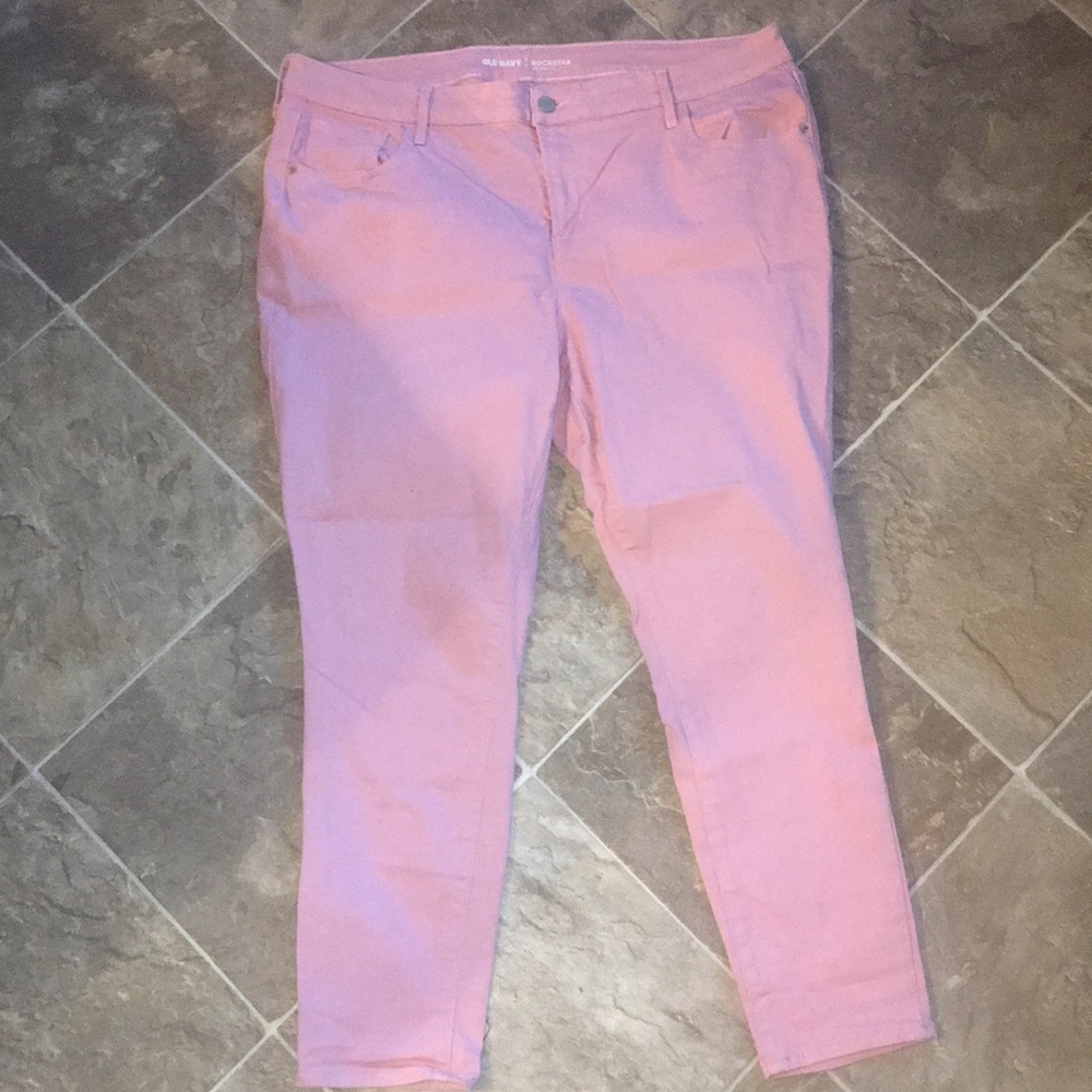 Pink rockstar jeans